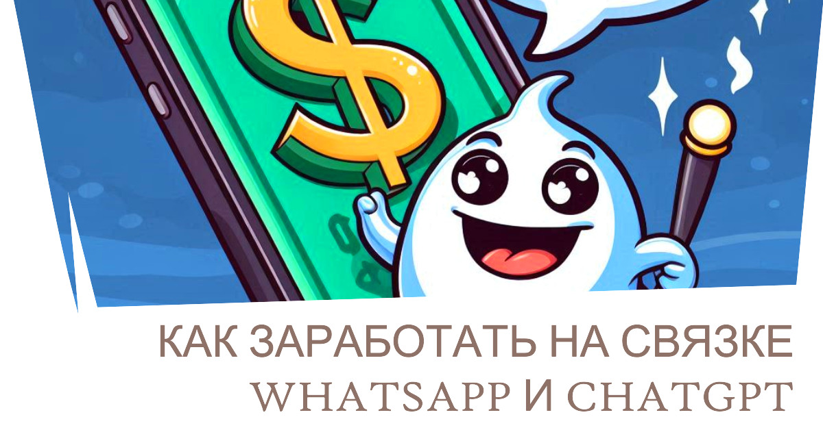 Как зарабатывать на WhatsApp и ChatGPT